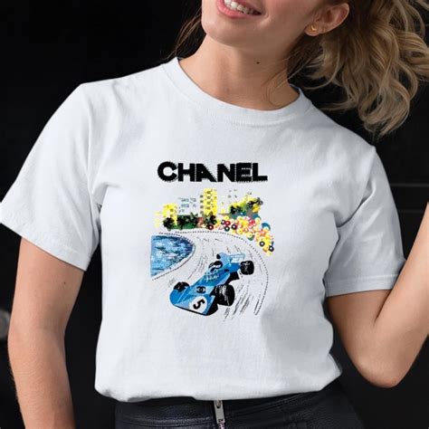 chanel racing shirt|chanel's formula 1 tees.